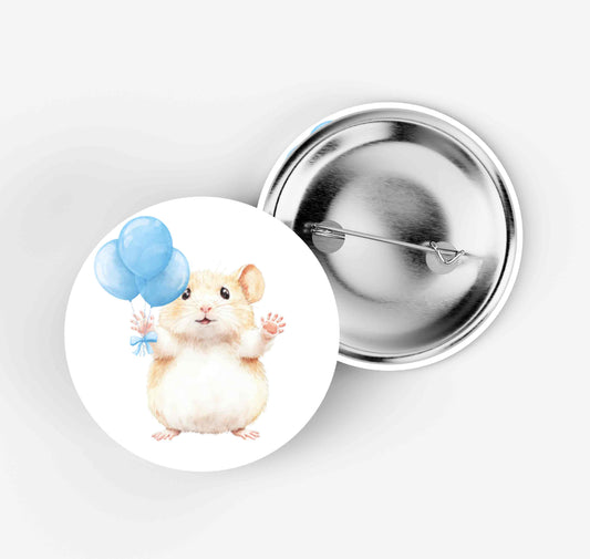 Placka s oslavujícím křečkem